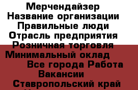 Мерчендайзер › Название организации ­ Правильные люди › Отрасль предприятия ­ Розничная торговля › Минимальный оклад ­ 26 000 - Все города Работа » Вакансии   . Ставропольский край,Невинномысск г.